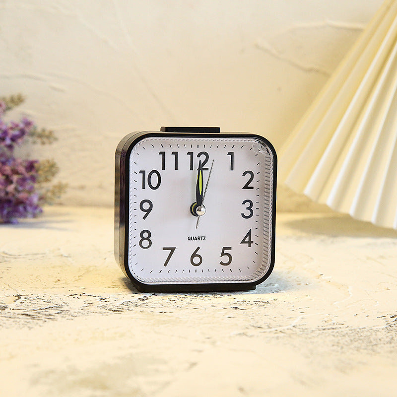 Minimalist Silent Alarm Clock with Easy-Read Display and Gentle Alarm Tone for Peaceful Sleep – Battery-Operated Design