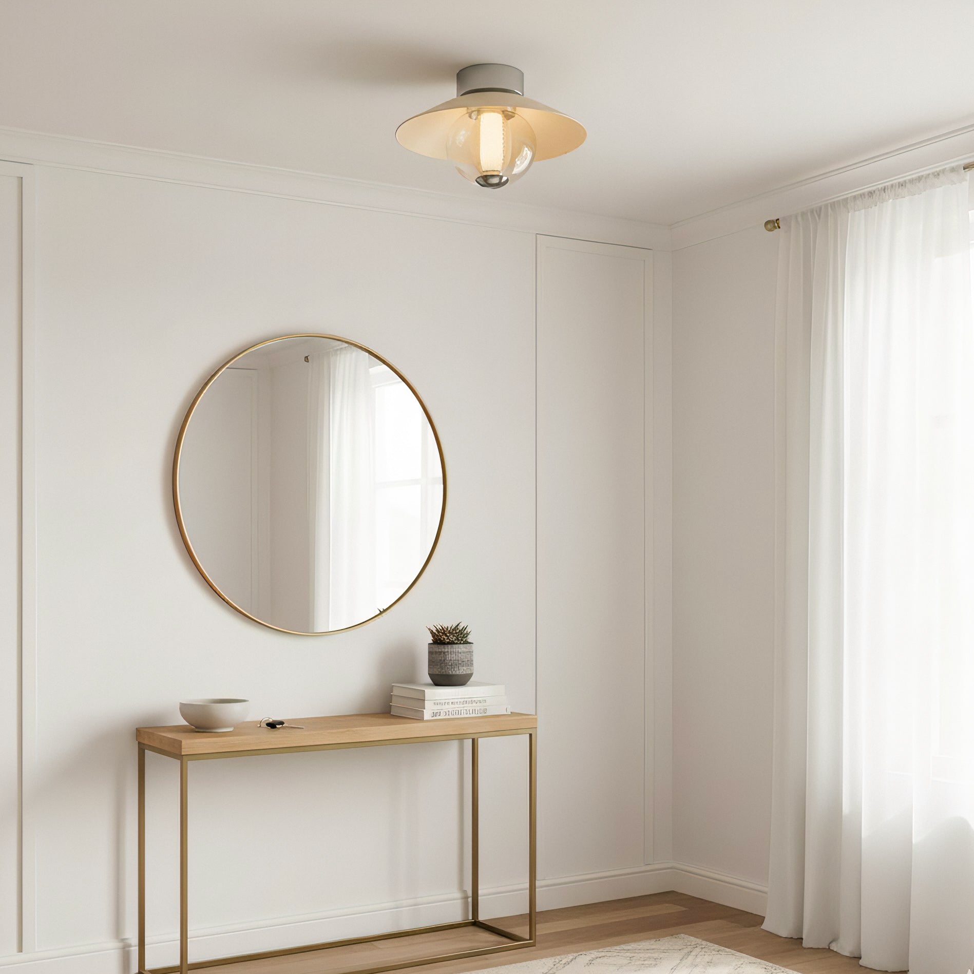 Miou Vintage Glass Ceiling Light