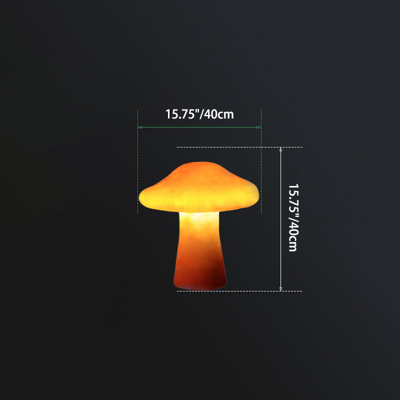 Modern Art Deco Solar Mushroom LED Garden Light 1-Light