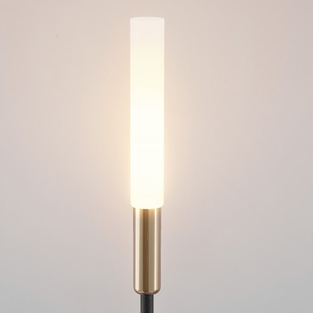 Modern Cylindrical Solar LED Garden Stake Light 1-Light