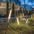 Modern Cylindrical Solar LED Garden Stake Light 1-Light
