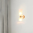 Modern Glass Cylinder LED Wall Light 2-Light