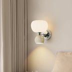 Modern Glass Globe LED Wall Light 2-Light