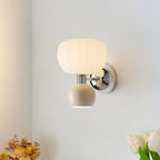 Modern Glass Globe LED Wall Light 2-Light