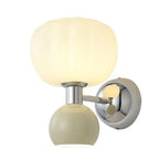 Modern Glass Globe LED Wall Light 2-Light