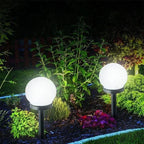 Solvieran – Modern Globe Solar LED Garden Lamp Stake
