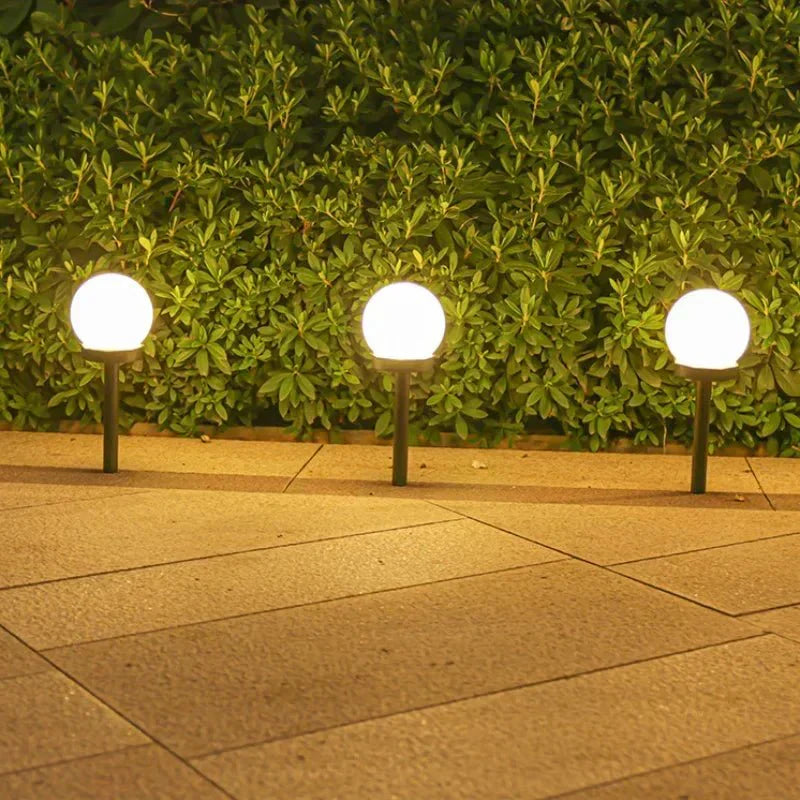 Solvieran – Modern Globe Solar LED Garden Lamp Stake