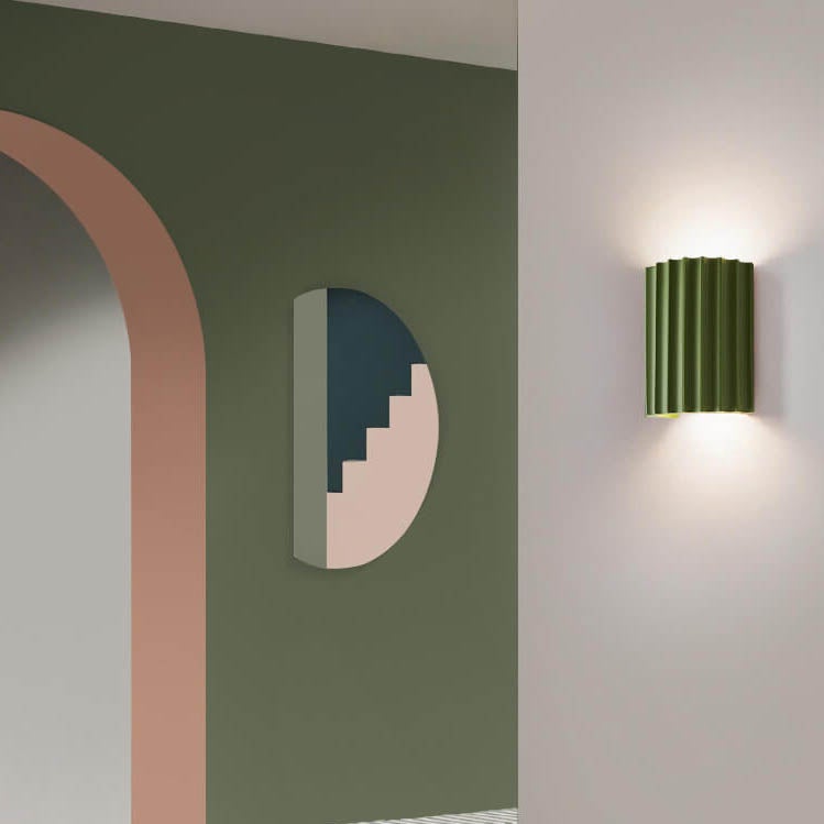 Modern Half Cylinder Wall Sconce Lamp 1-Light
