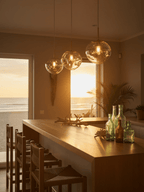 Modern Lava Glass Dome Pendant Light 1-Light