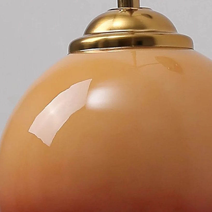 Modern Mid-Century Glass Globe Wall Sconce Lamp 1-Light