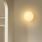Modern Minimalist Glass Globe Wall Sconce Lamp 1-Light