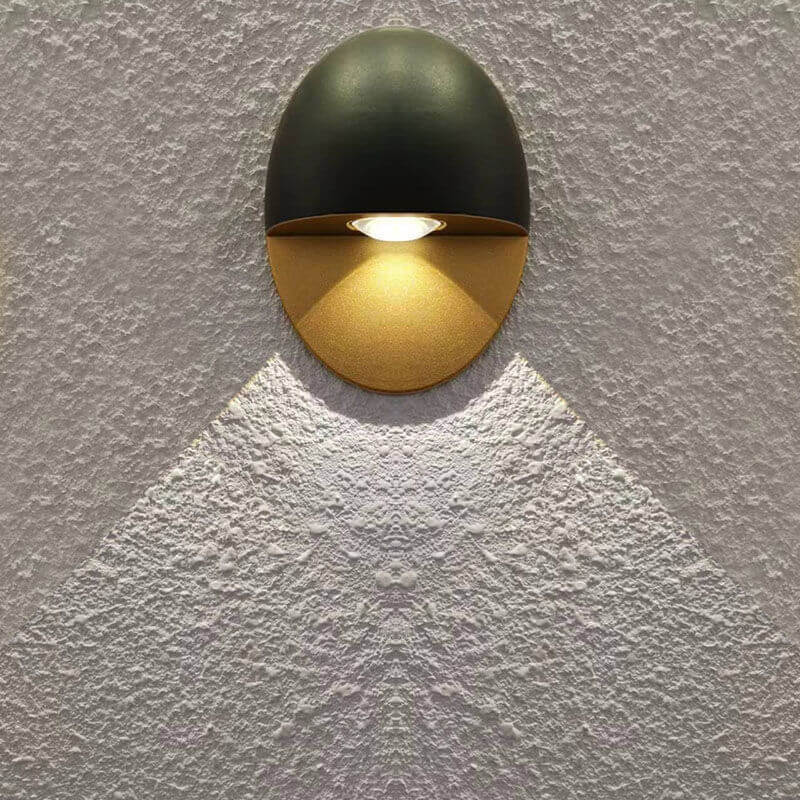 Velaron – Modern Oval LED Outdoor Wall Lamp