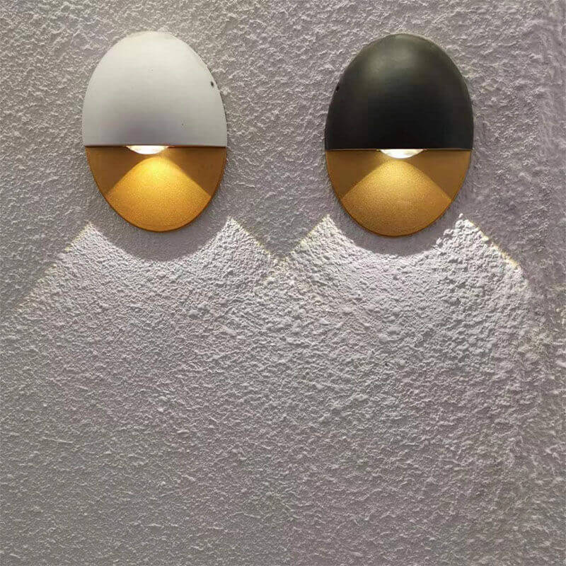 Velaron – Modern Oval LED Outdoor Wall Lamp