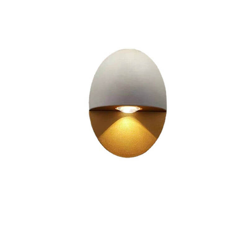 Velaron – Modern Oval LED Outdoor Wall Lamp
