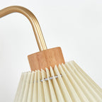Modern Minimalist Pleated Cone Wall Sconce Lamp 1-Light