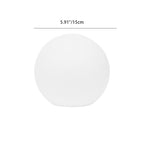 Modern Minimalist Solar Globe LED Outdoor Light 1-Light