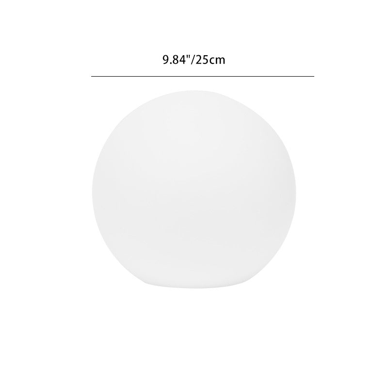 Modern Minimalist Solar Globe LED Outdoor Light 1-Light