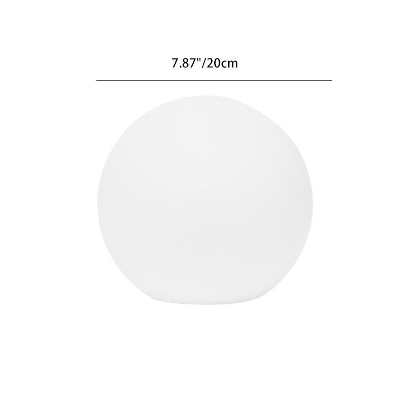 Modern Minimalist Solar Globe LED Outdoor Light 1-Light
