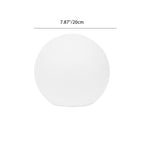 Modern Minimalist Solar Globe LED Outdoor Light 1-Light