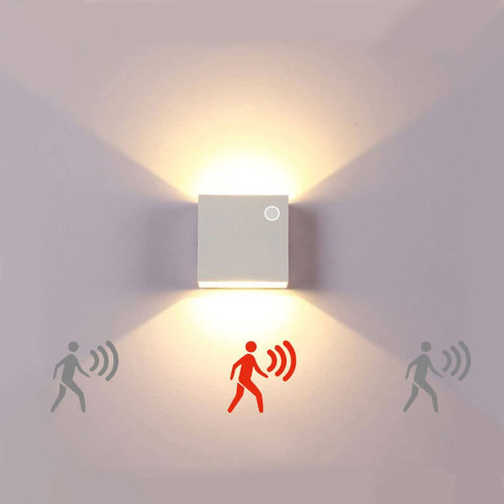 Modern Minimalist Square LED Wall Sconce Lamp 1-Light