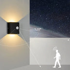 Modern Minimalist Square LED Wall Sconce Lamp 1-Light
