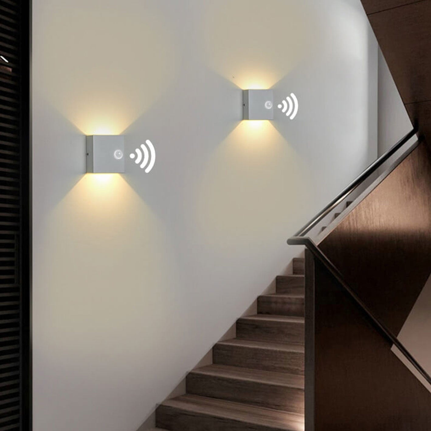 Modern Minimalist Square LED Wall Sconce Lamp 1-Light