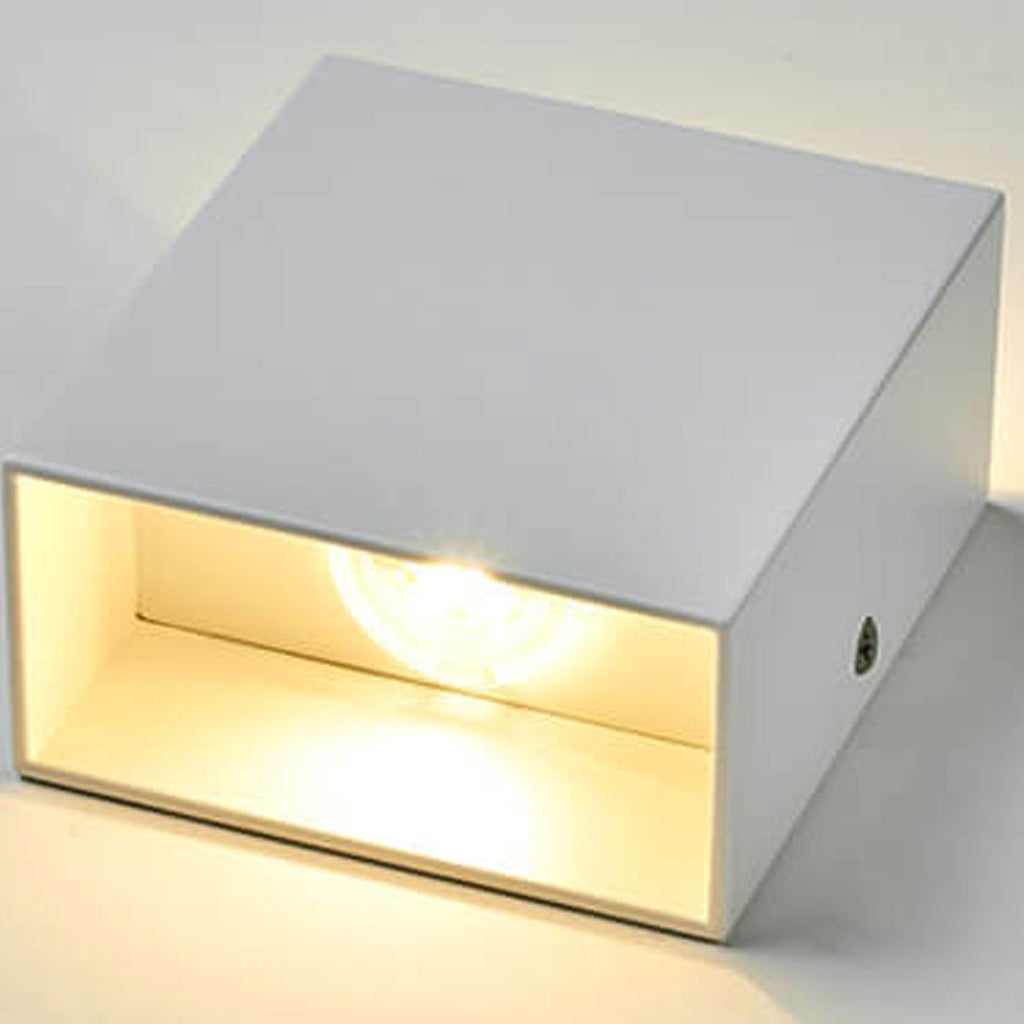 Modern Minimalist Square LED Wall Sconce Lamp 1-Light
