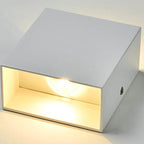 Modern Minimalist Square LED Wall Sconce Lamp 1-Light