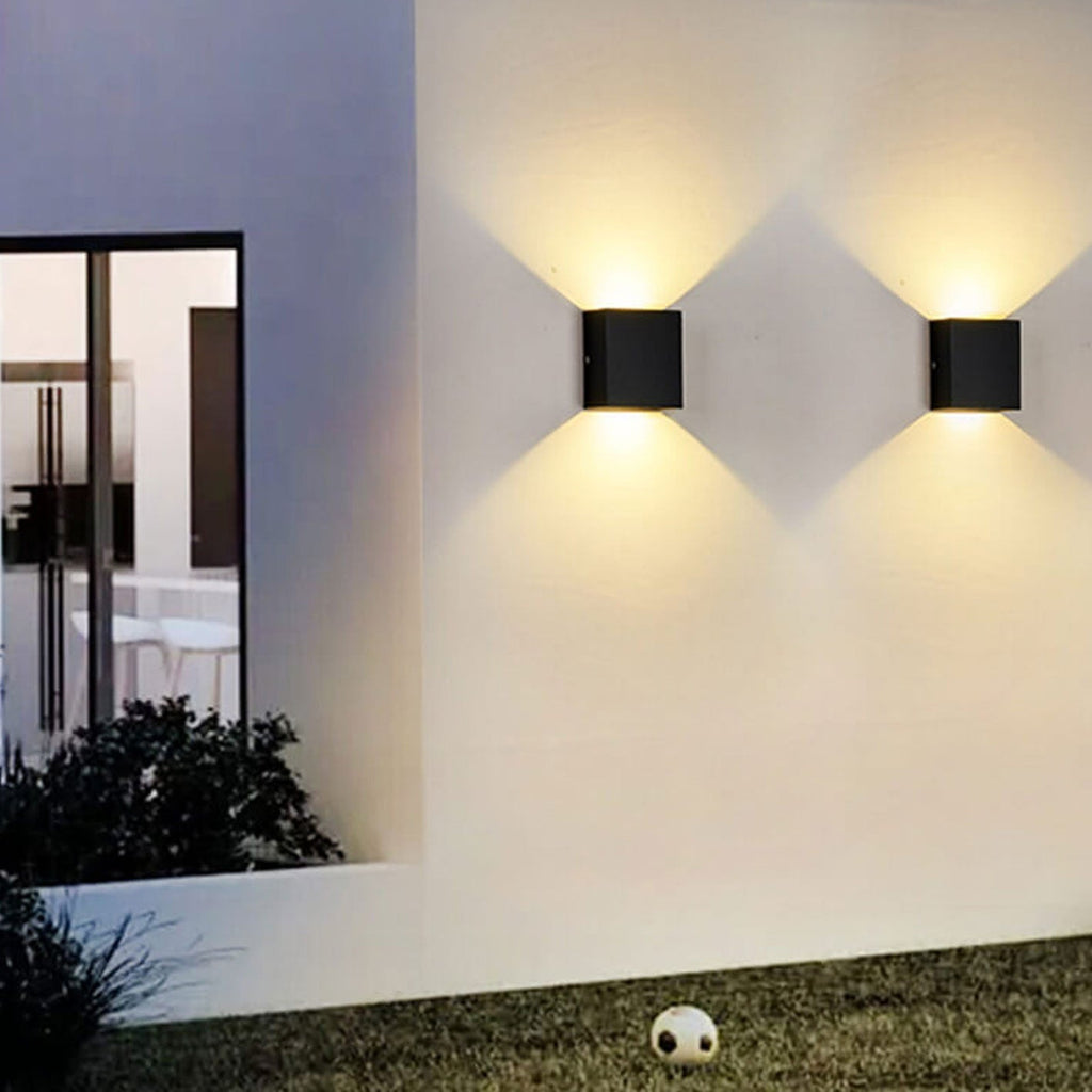 Modern Minimalist Square LED Wall Sconce Lamp 1-Light