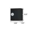 Modern Minimalist Square LED Wall Sconce Lamp 1-Light