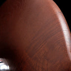 Modern Minimalist Wood Round 1-Light LED Wall Sconce Lamp