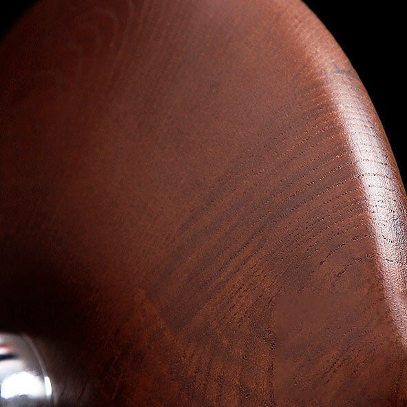 Modern Minimalist Wood Round 1-Light LED Wall Sconce Lamp