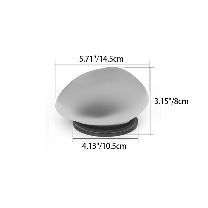Modern Pebble Solar LED Ground Light 1-Light