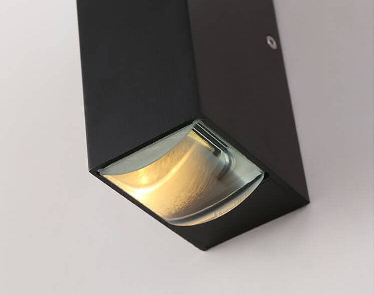 Modern Rectangular LED Wall Sconce Lamp 2-Light