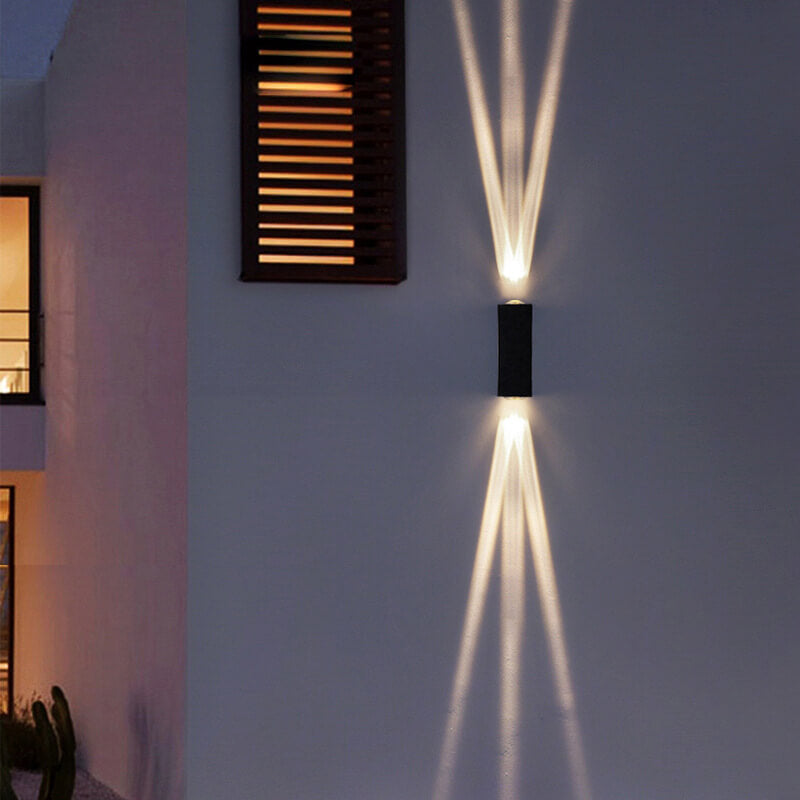 Mareldo - Modern Rectangular LED Wall Lamp with 2 Light Points