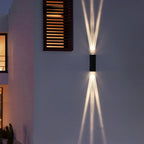 Mareldo - Modern Rectangular LED Wall Lamp with 2 Light Points