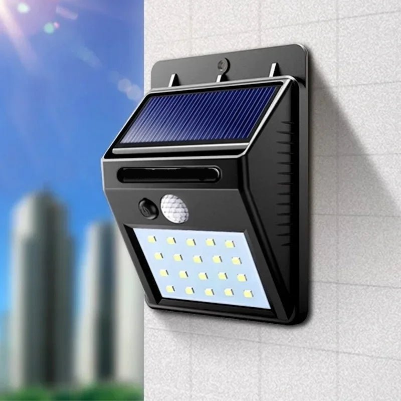 Modern Rectangular Motion Solar LED Wall Light 1-Light