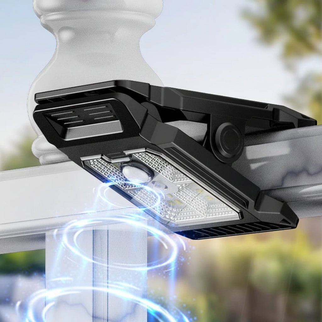 Modern Rectangular Solar LED Motion Sensor Wall Light 1-Light
