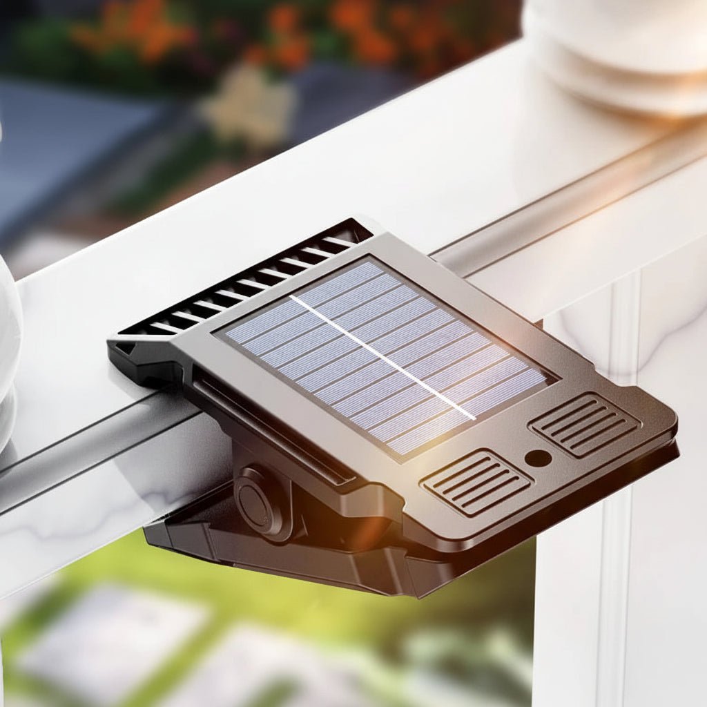 Modern Rectangular Solar LED Motion Sensor Wall Light 1-Light