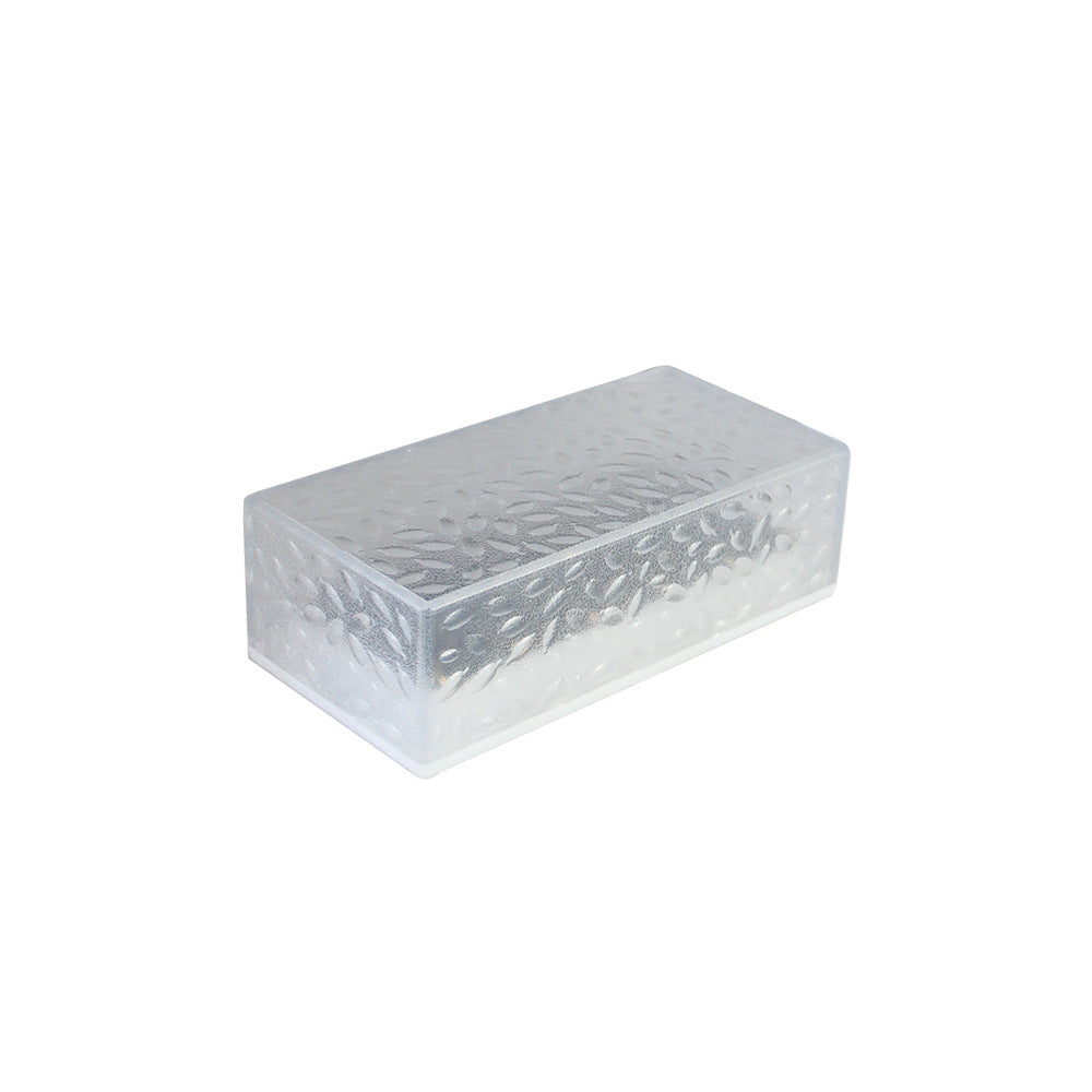 Modern Rectangular Solar LED Outdoor Brick Light 1-Light