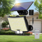 Modern Rectangular Solar LED Security Wall Light 1-Light
