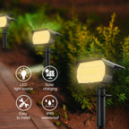 Modern Rectangular Solar LED Spot Light 1-Light