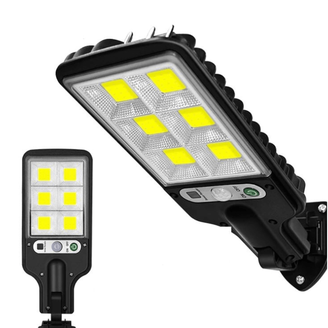 Modern Rectangular Solar LED Spotlight 2-Light