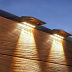 Modern Rectangular Solar LED Wall Light 1-Light