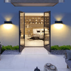 Modern Rectangular Solar Wall LED Sconce 1-Light