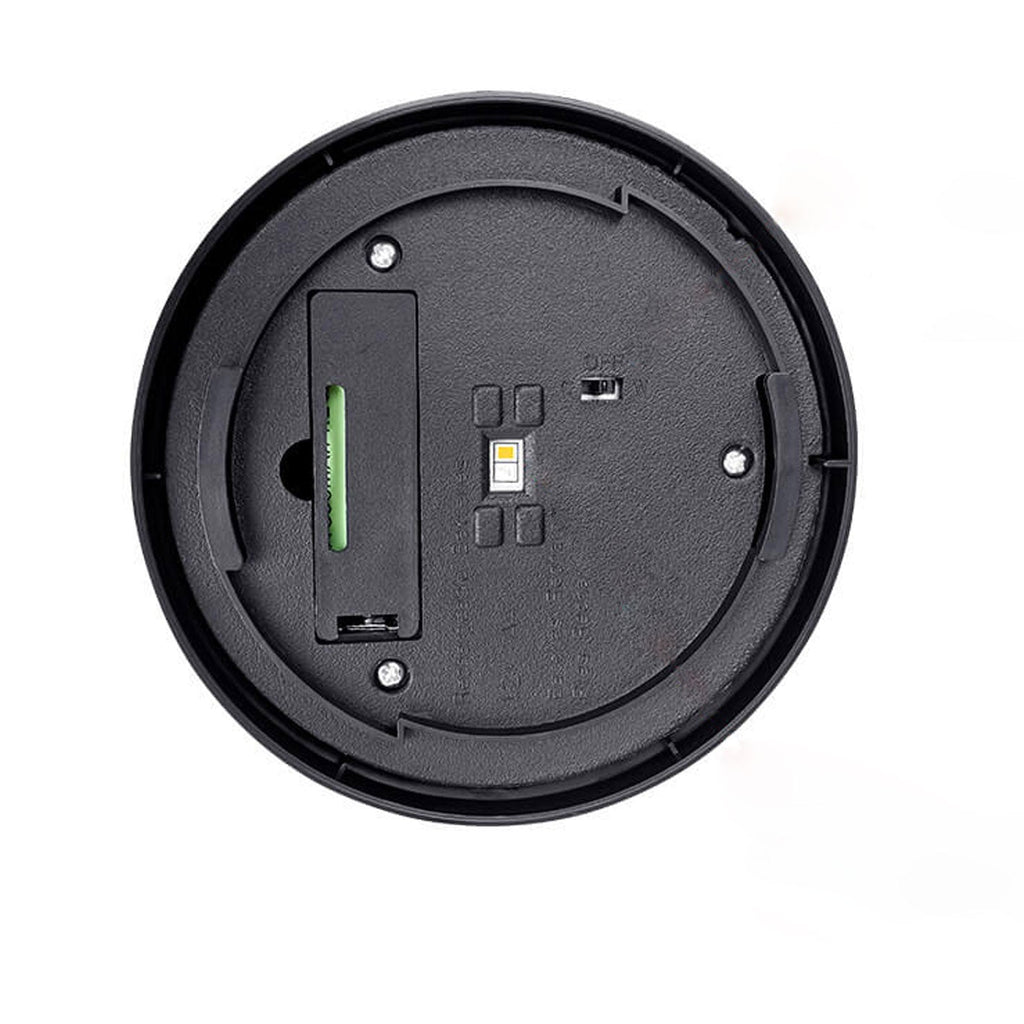 Modern Round Solar LED Garden Stake Light 1-Light
