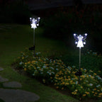 Modern Solar Angel LED Garden Stake Light 1-Light
