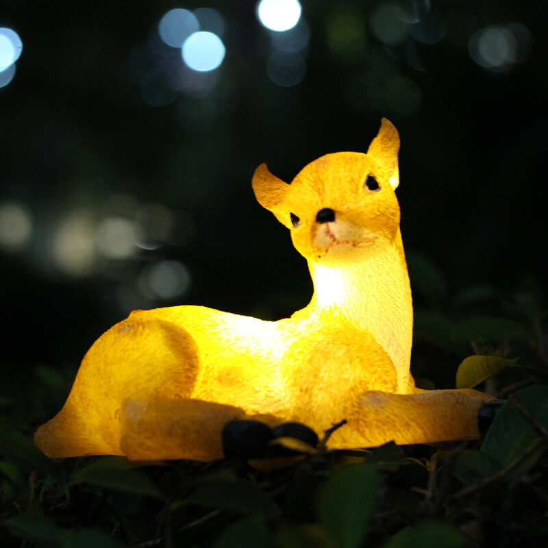 Modern Solar Animal LED Garden Light 1-Light