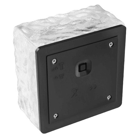 Modern Square Solar Glass LED Ground Light 1-Light