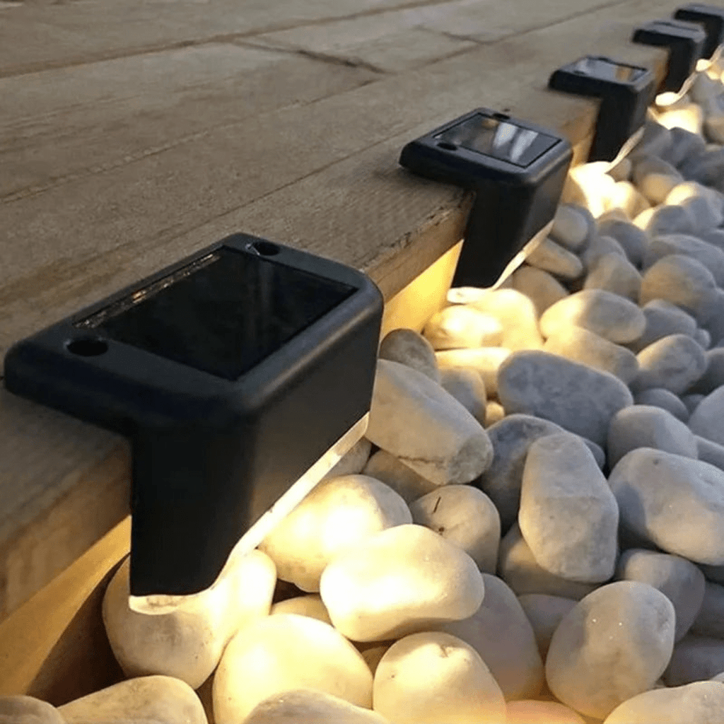 Modern Square Solar LED Step Light 1-Light